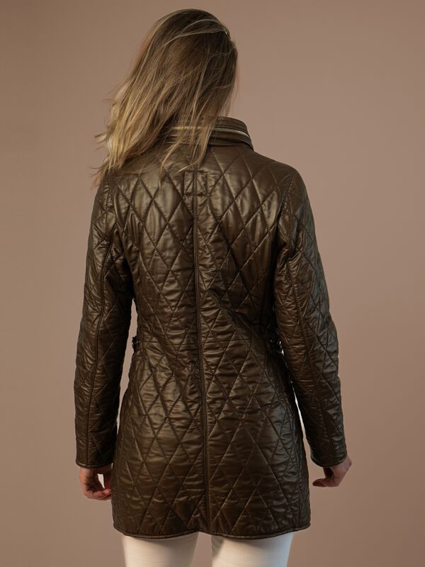 Kemora Ladies Quilted Leather Coat